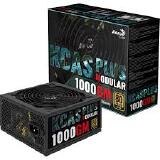 FONTE AEROCOOL KCAS 1000W  MODELO 1000 GM 80 PLUS GOLD MODULAR