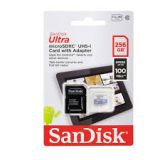 CARTAO SD 256 GB SANDISK ULTRA CASSE 10 COM ADAPTADOR